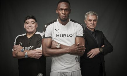 Usain Bolt, Diego Maradona & José Mourinho meet for a Match of Friendship