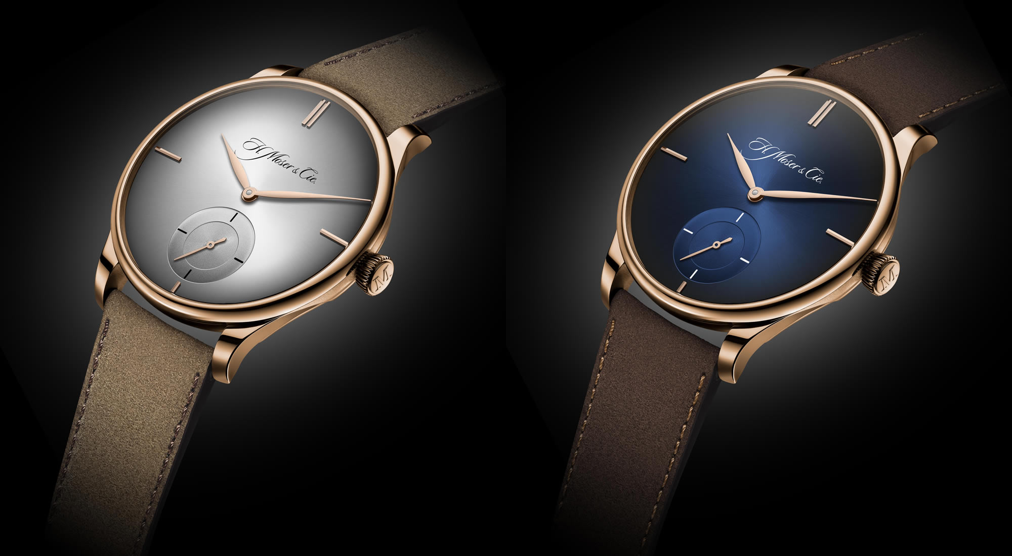THE VENTURER SMALL SECONDS XL PURITY BY H. MOSER & CIE.