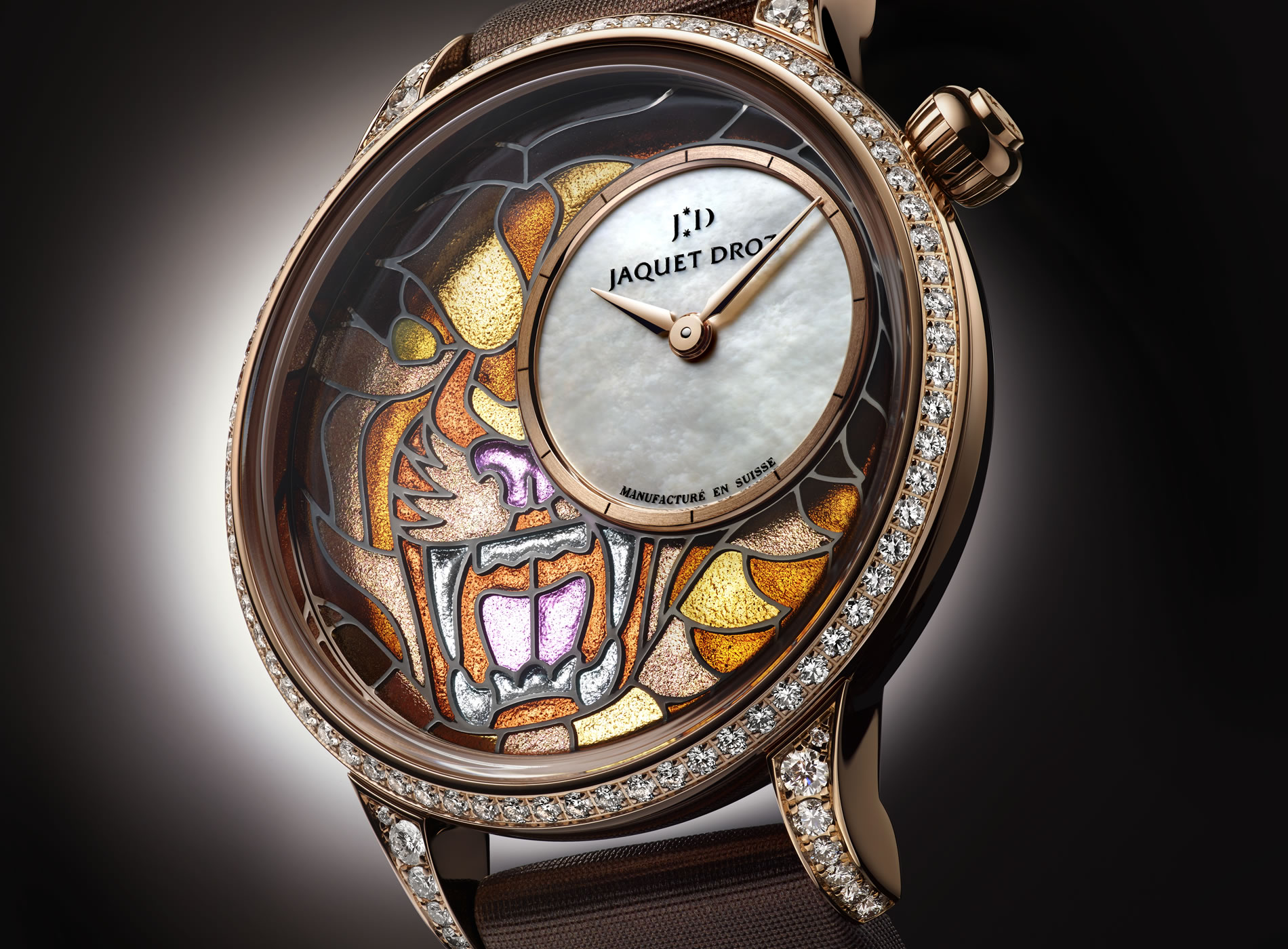 PETITE HEURE MINUTE SMALTA CLARA: THE ART OF PLIQUE-À-JOUR ENAMEL BY JAQUET DROZ