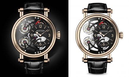 Vertical Double Tourbillon Openworked