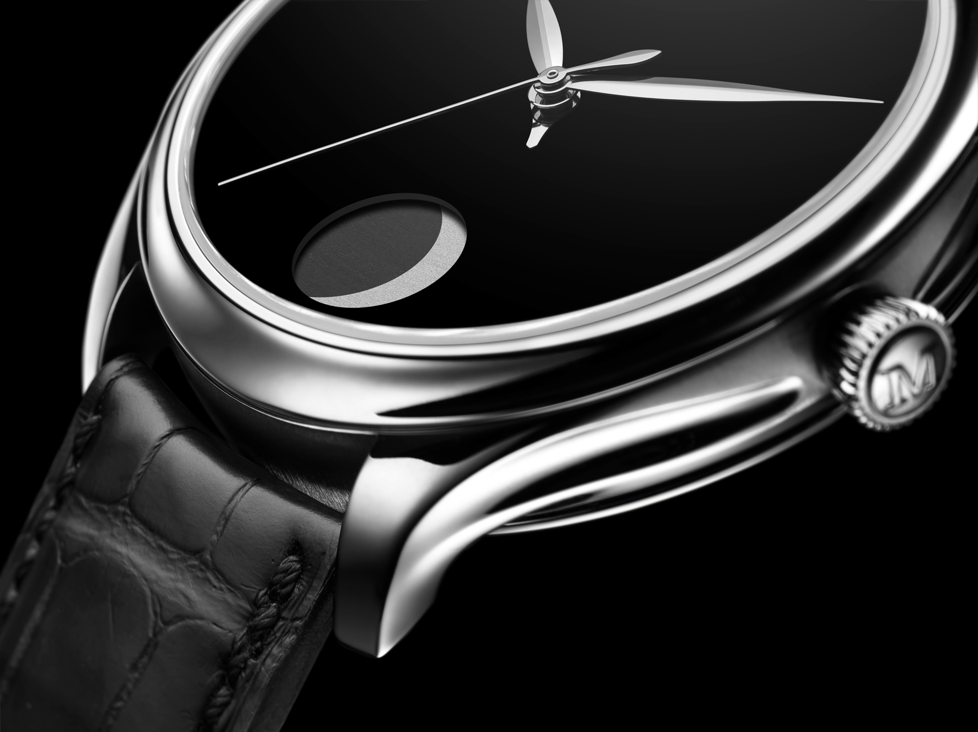 H. MOSER & CIE.: THE SOMBRE BEAUTY OF THE MOON