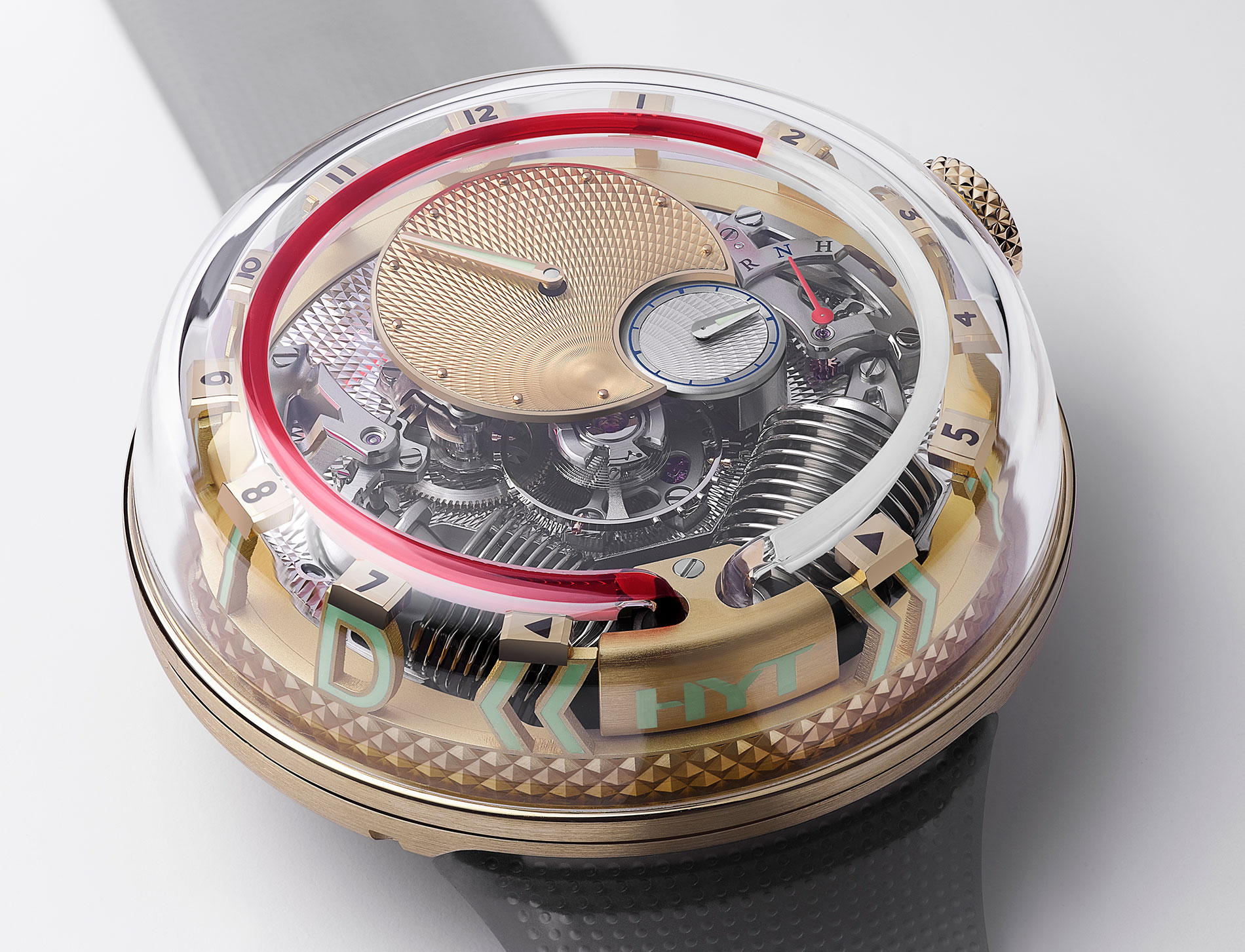HYT H2.0 TimeIs Fluid Gold