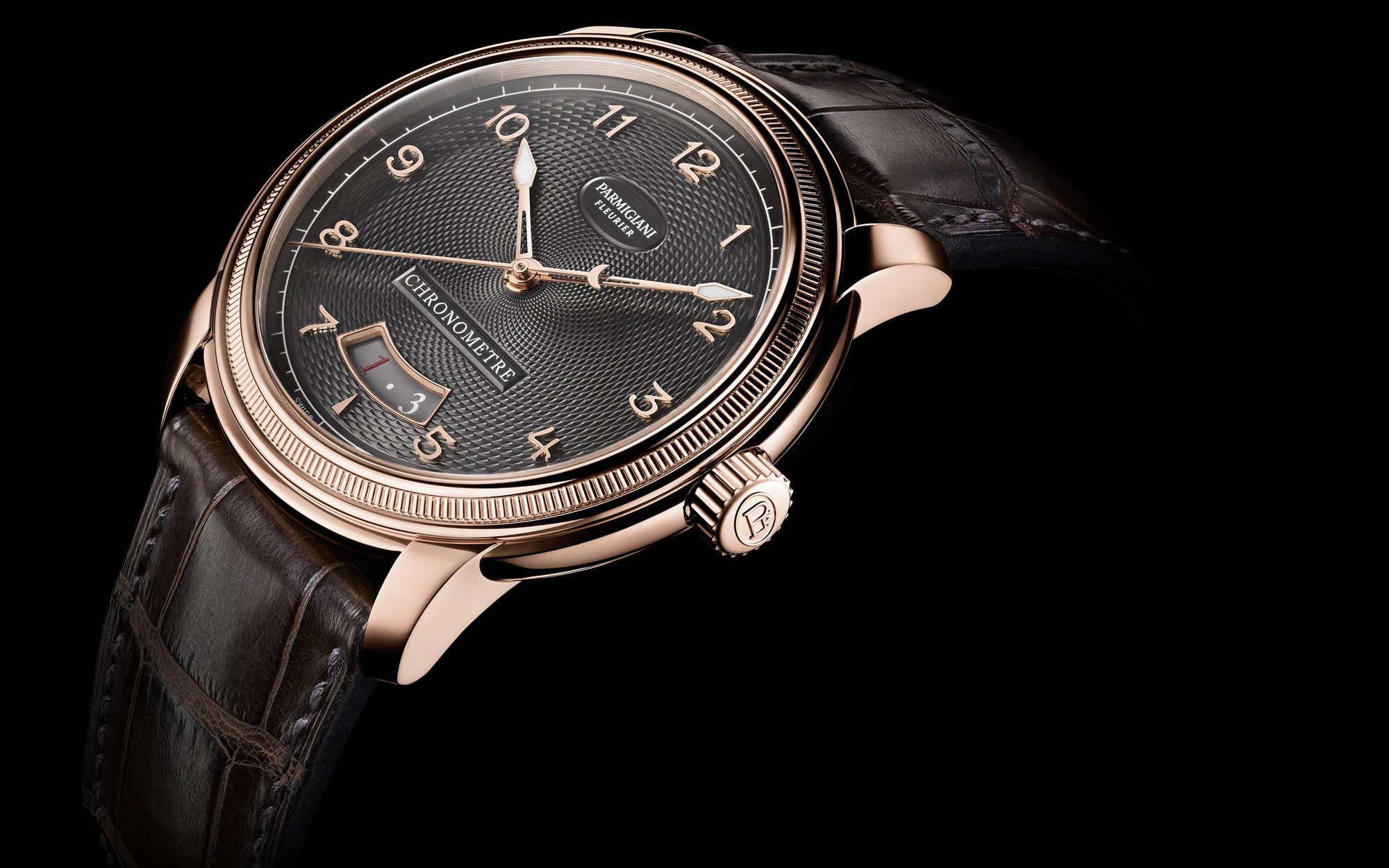 TORIC CHRONOMETRE GUILLOCHE DIAL