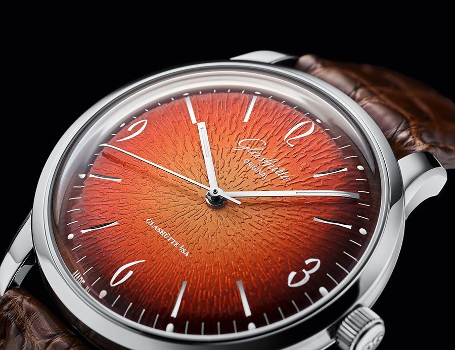 GLASHÜTTE ORIGINAL SIXTIES ANNUAL EDITION FIERY ORANGE