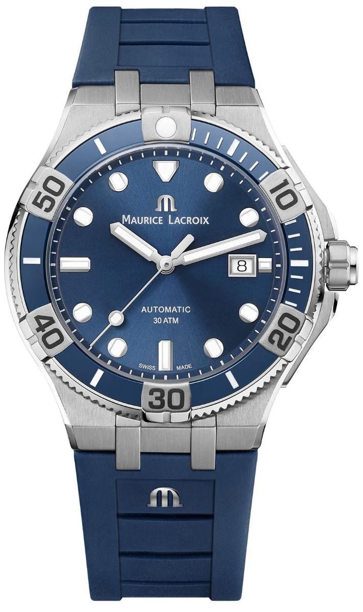 MAURICE LACROIX AIKON VENTURER BLUE DIAL ON STRAP
