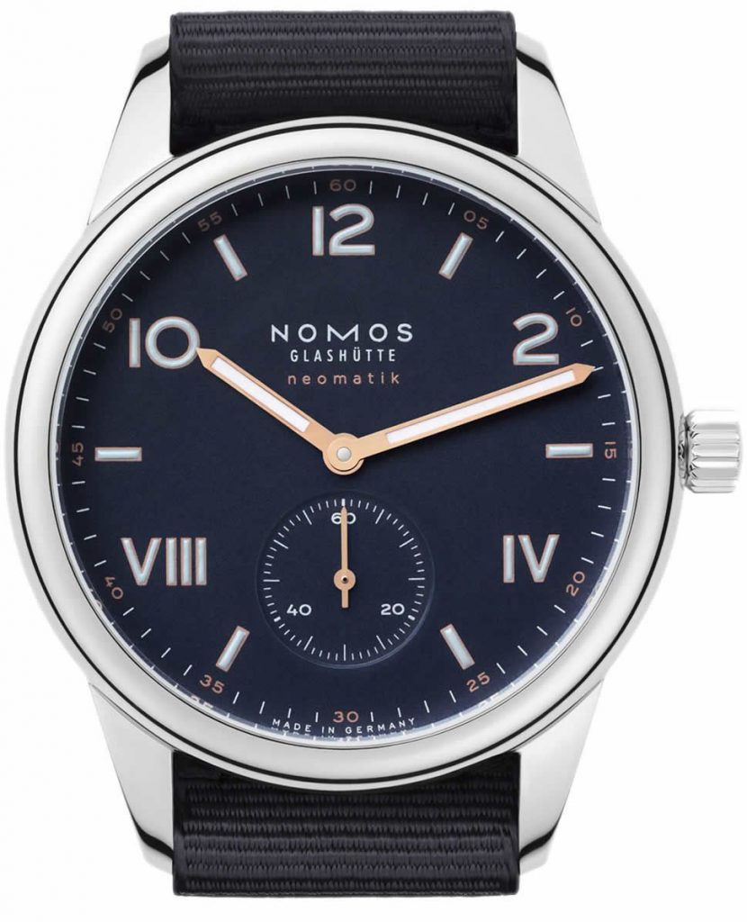 NOMOS GLASHÜTTE CAMPUS NEOMATIK 39 MIDNIGHT BLUE