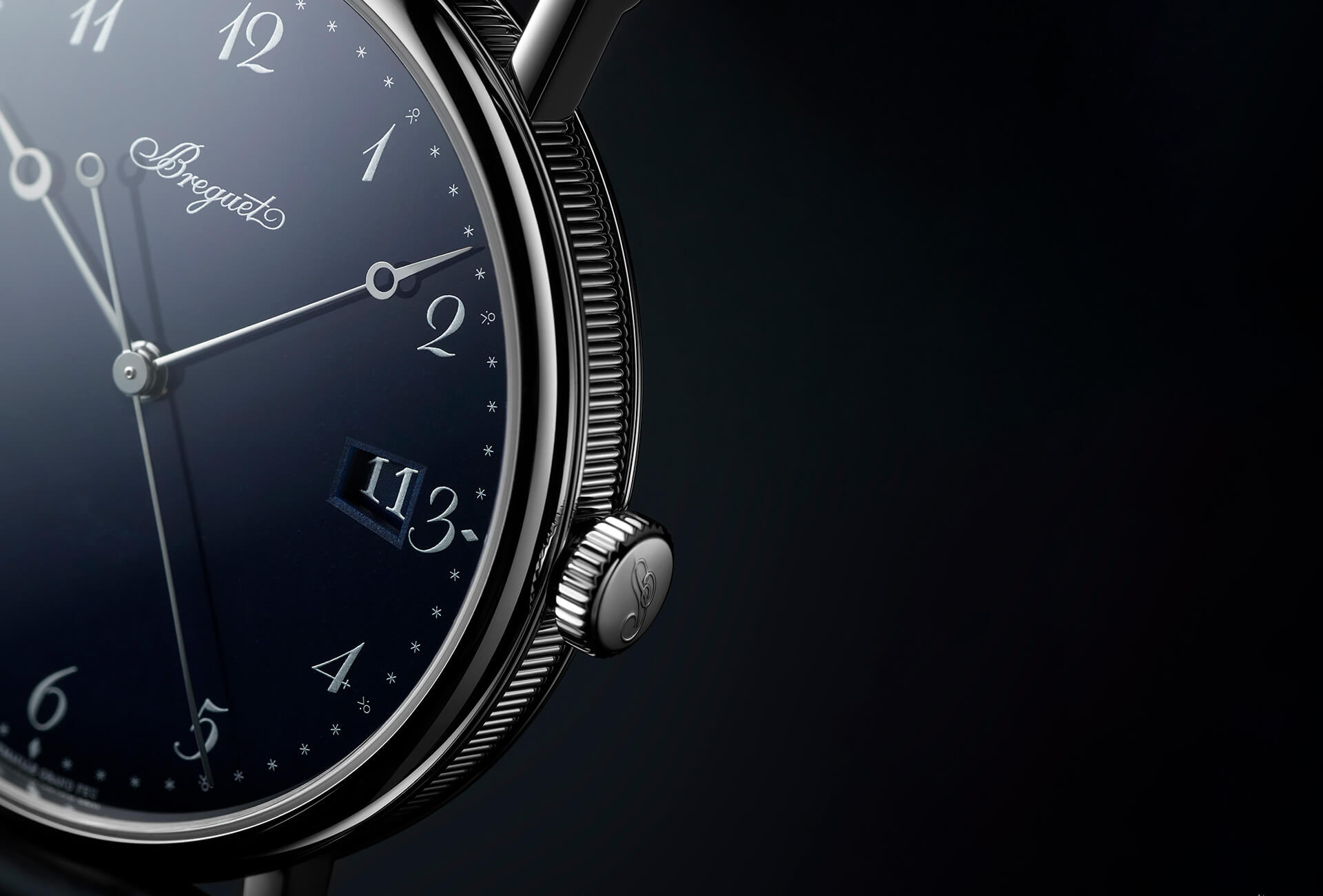 BREGUET CLASSIQUE 5177 GRAND FEU BLUE ENAMEL