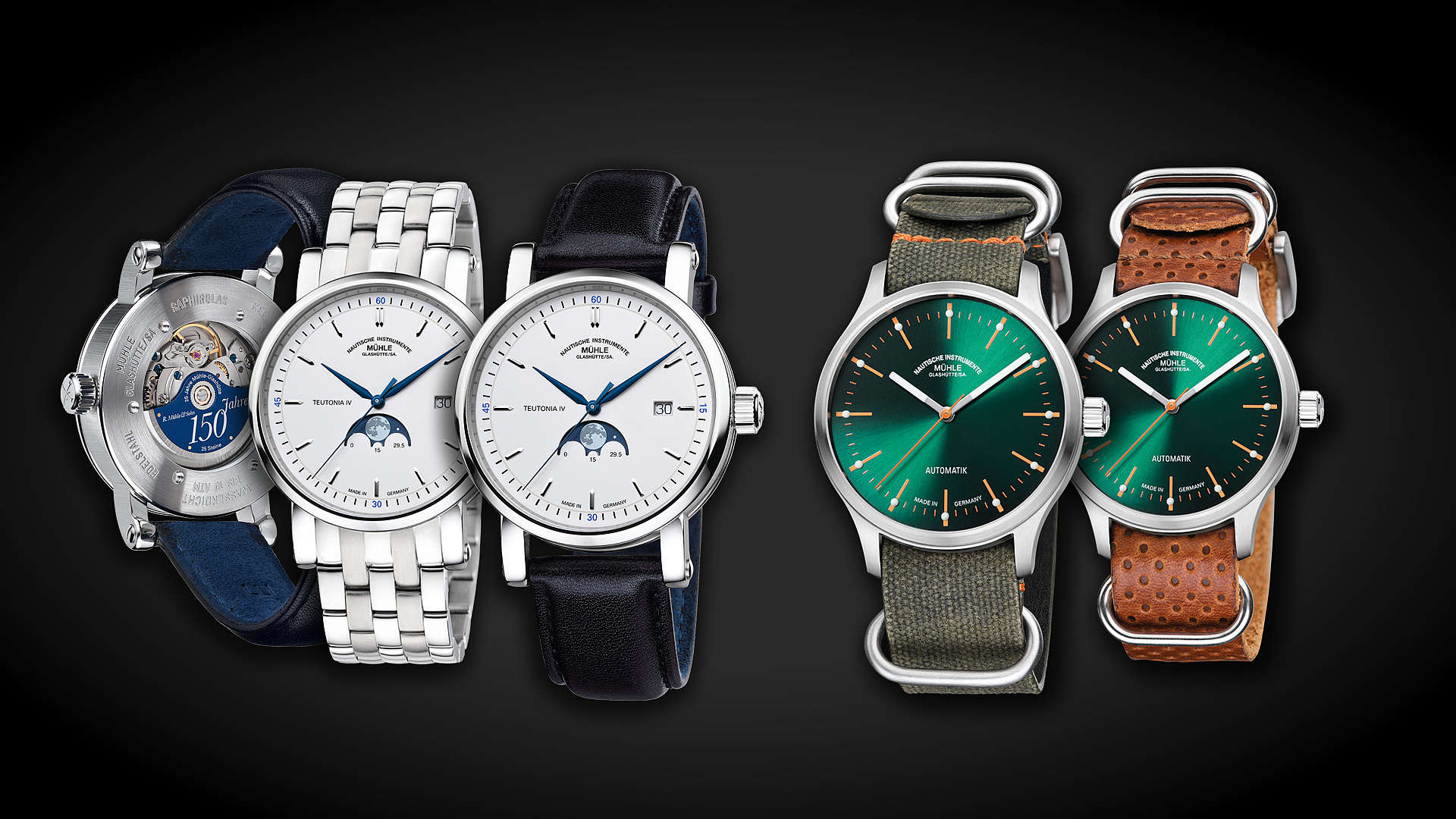 Featuring an anniversary rotor: the new Mühle watches at the Inhorgenta trade fair