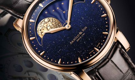 HM Perpetual Moon Aventurine continues Arnold & Son’s tradition of astronomical timepieces