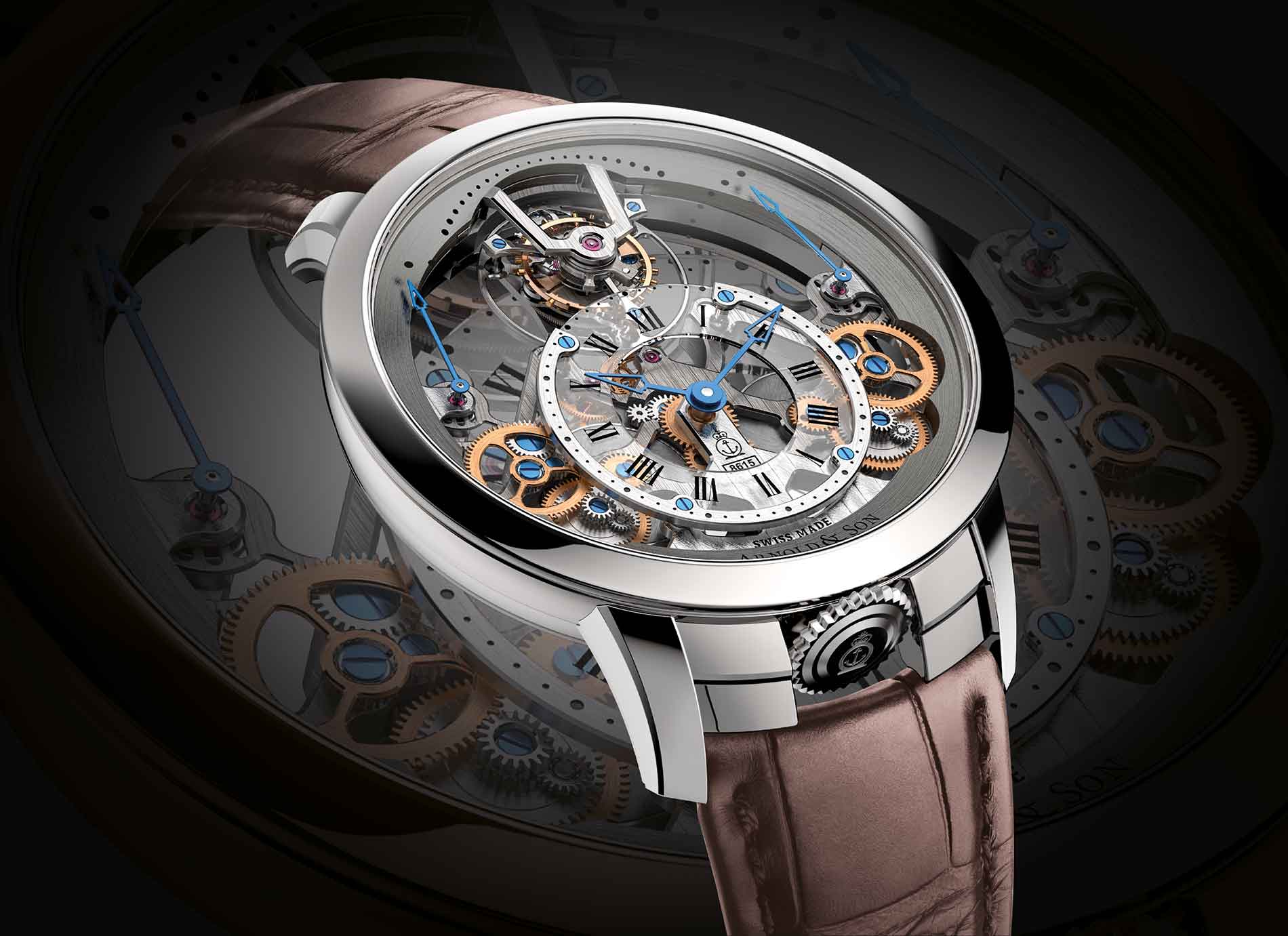 The distinguished Time Pyramid makes a brilliant comeback with a skeletonized flying tourbillon movement