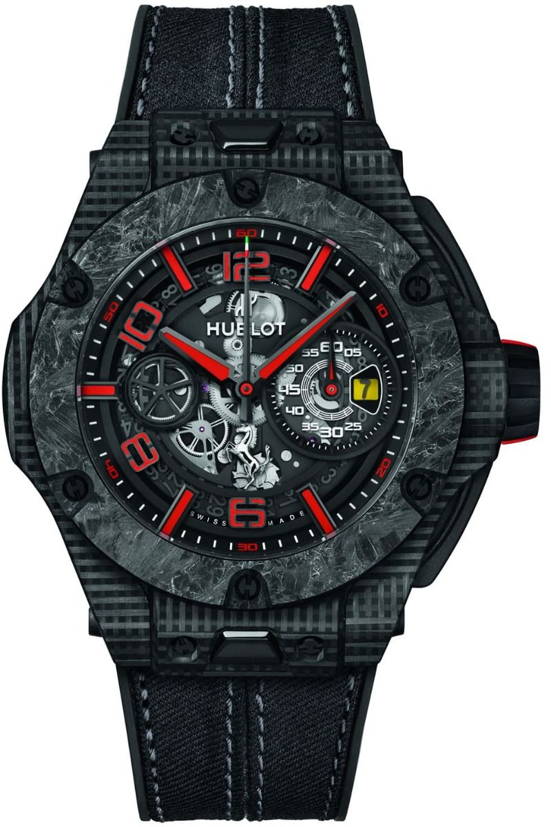 HUBLOT BIG BANG SCUDERIA FERRARI 90TH ANNIVERSARY 3D CARBON