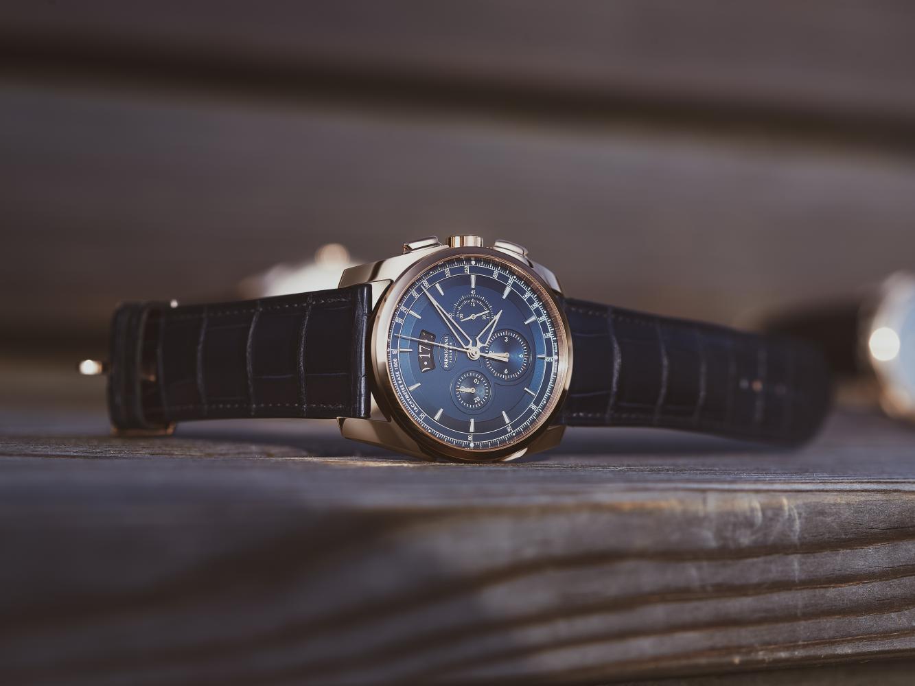 PARMIGIANI FLEURIER TONDA METROGRAPHE ROSE GOLD BLUE
