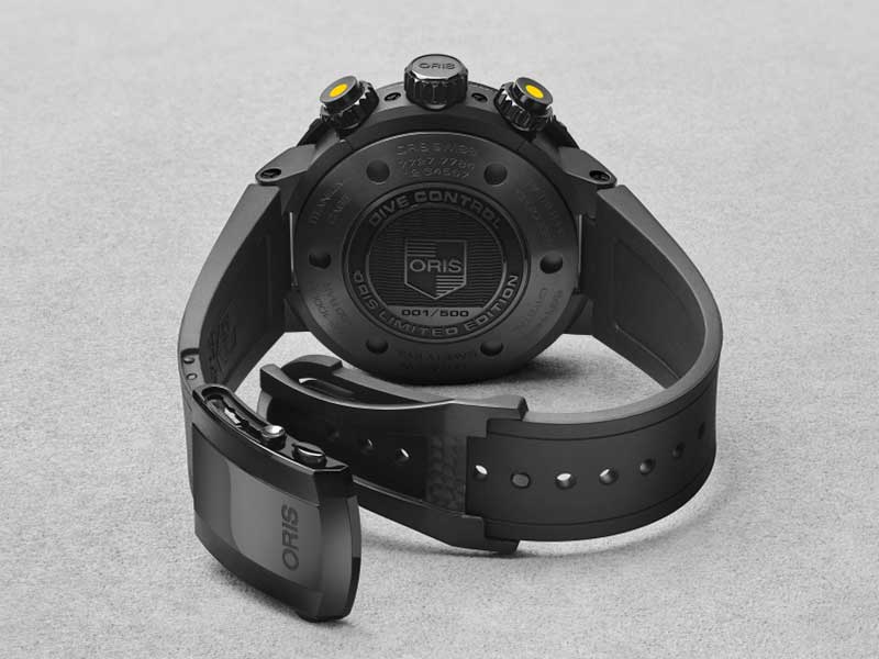 ORIS DIVE CONTROL LIMITED EDITION BACK