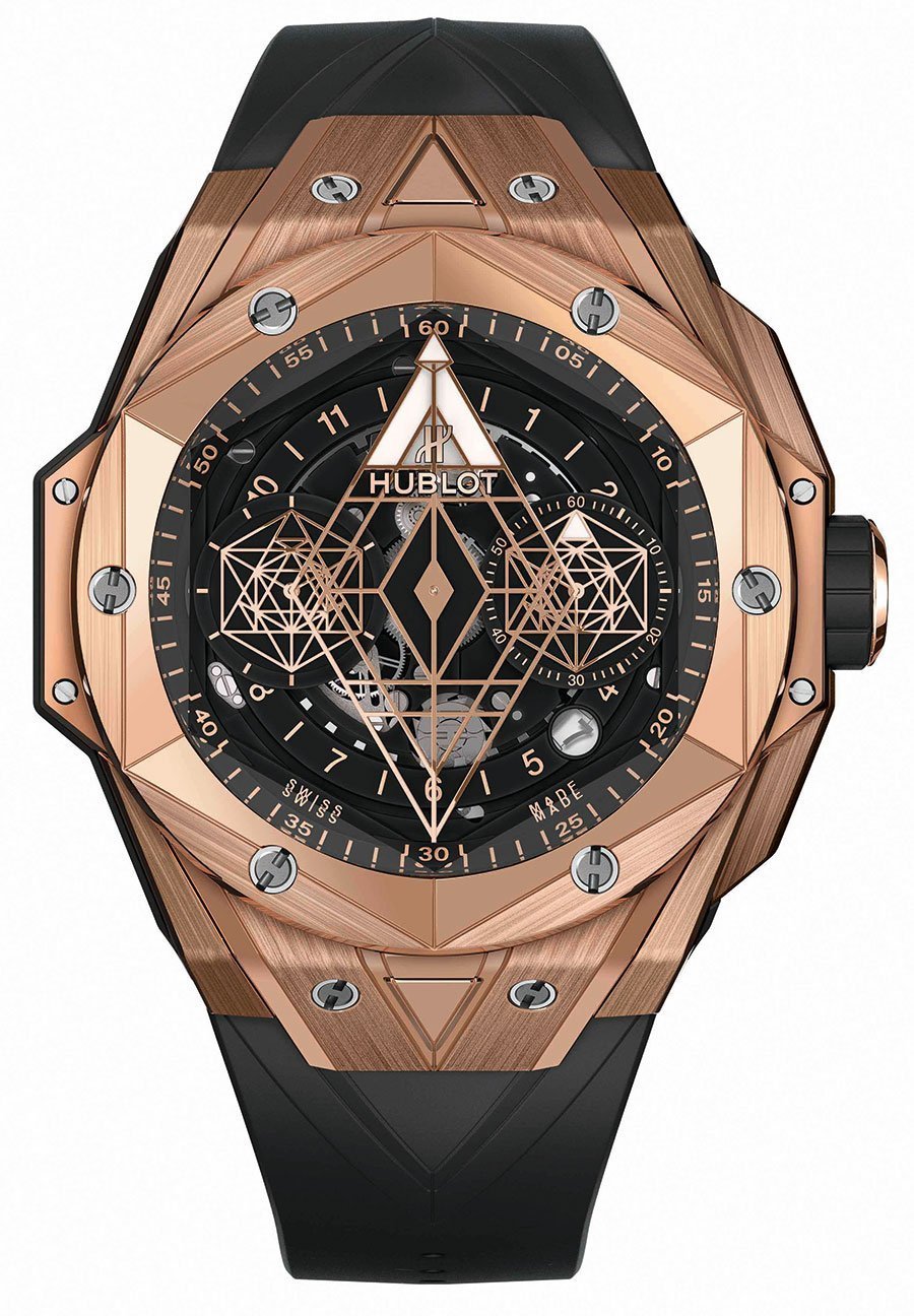 HUBLOT BIG BANG UNICO SANG BLEU II KING GOLD