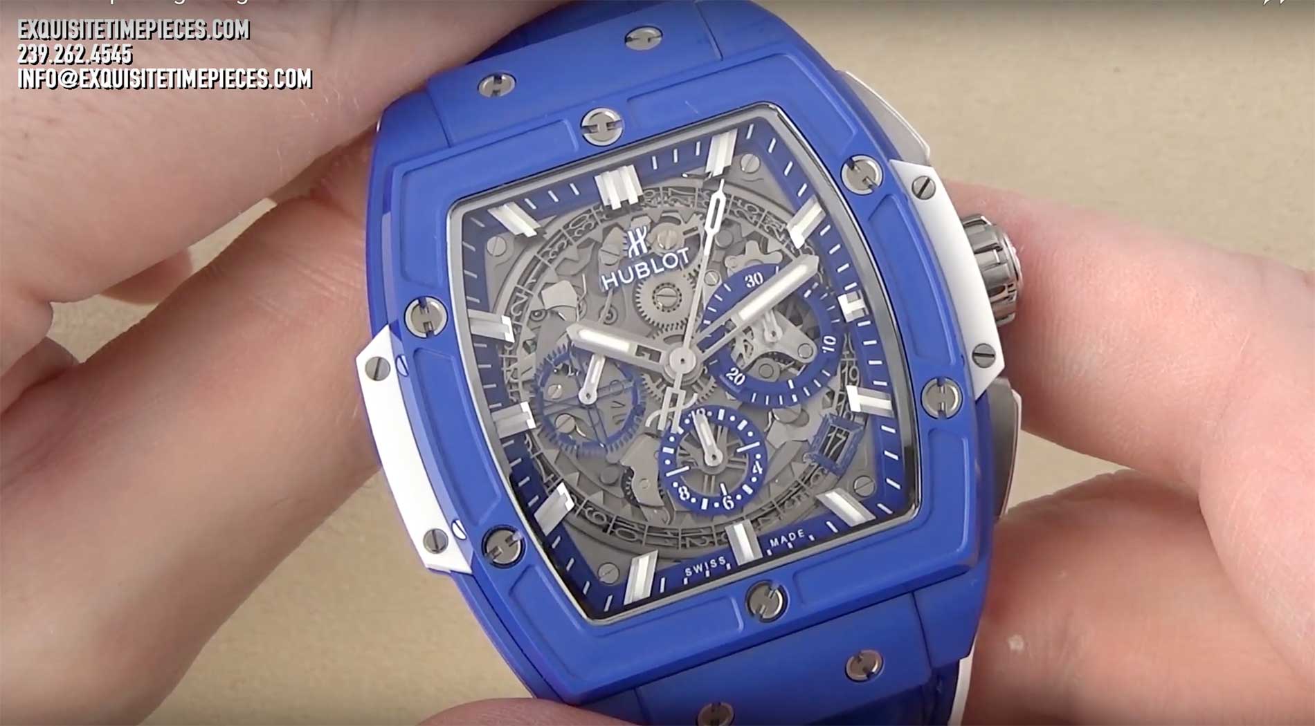 Hublot SpiritBig Bang Blue Ceramic Limited Edition 641.EX.5129.LR