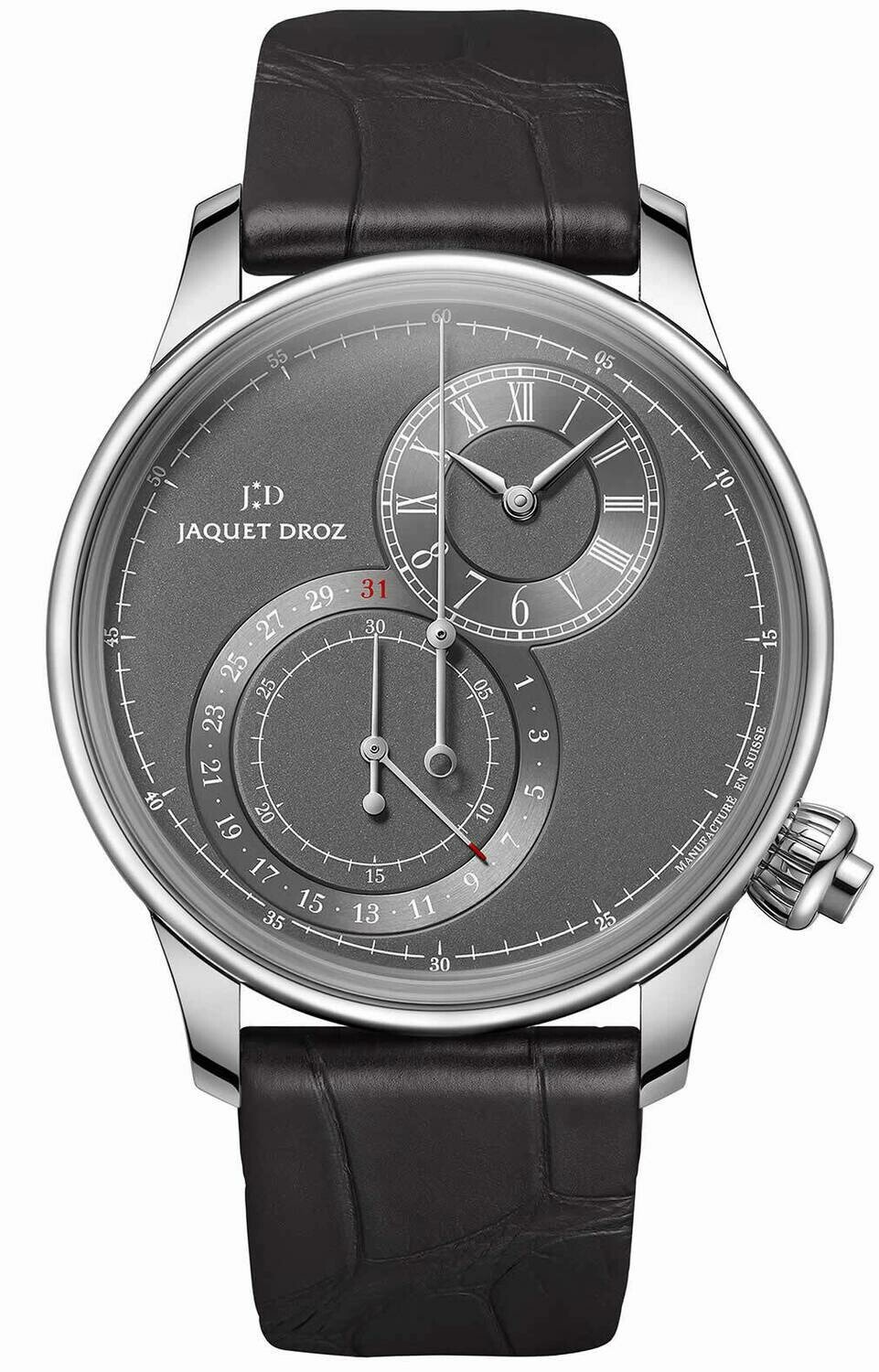 Jaquet Droz Grand Seconde Off-centered Chronograph Gray 