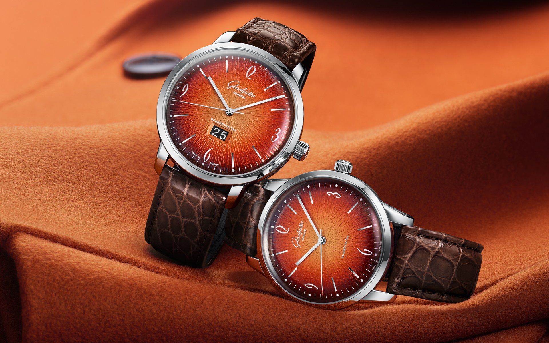 Legendary design in fiery orange