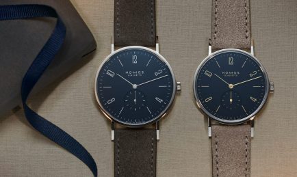 An iconic timepiece with festive spirit: Tangente midnight blue