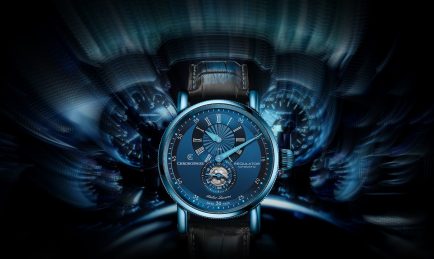 Chronoswiss Regulator Classic Blue Steel, Blue Dashboard of Time.