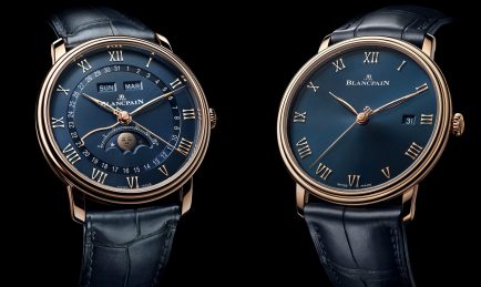 Two Blue-Dial Models Join The Villeret Collection