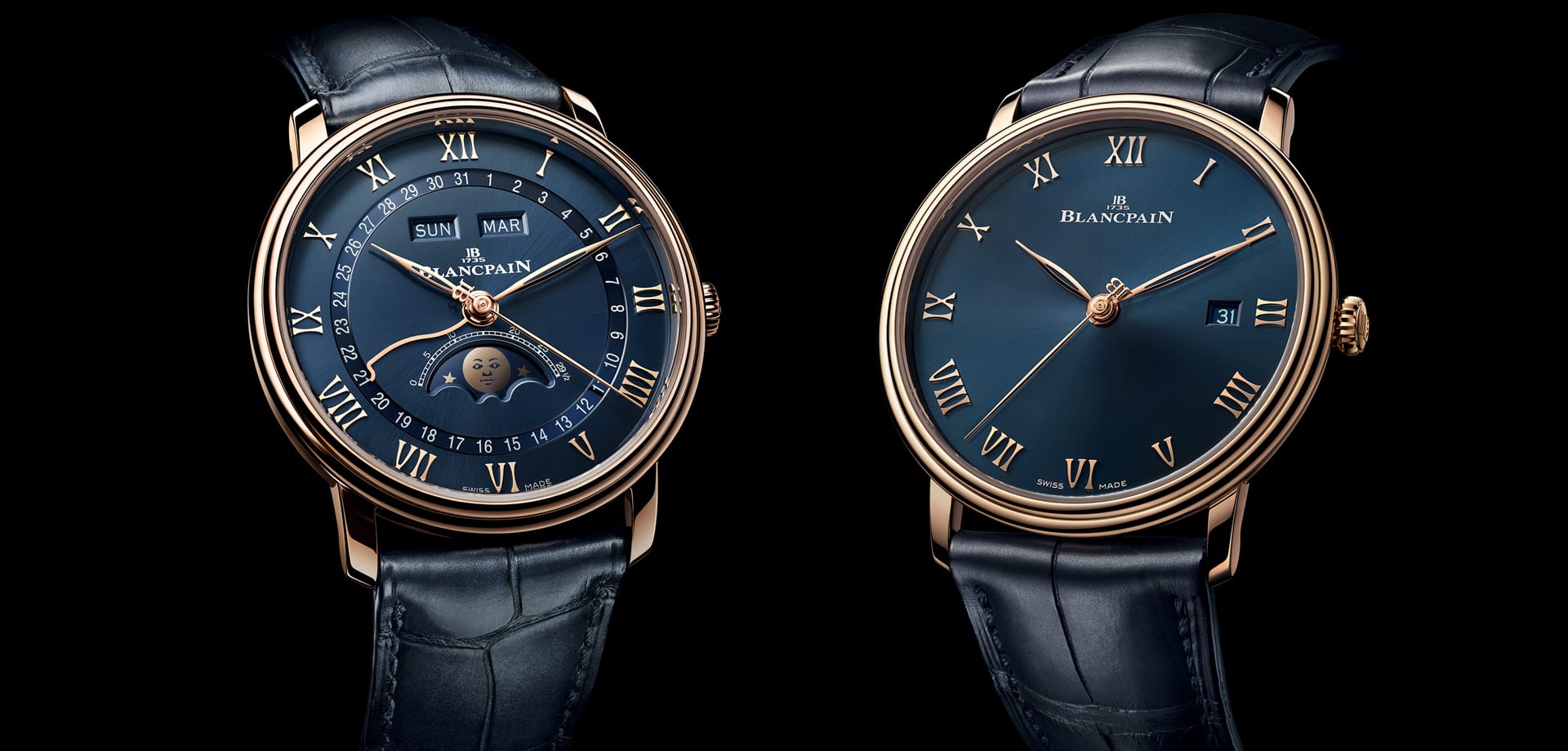 Two Blue-Dial Models Join The Villeret Collection