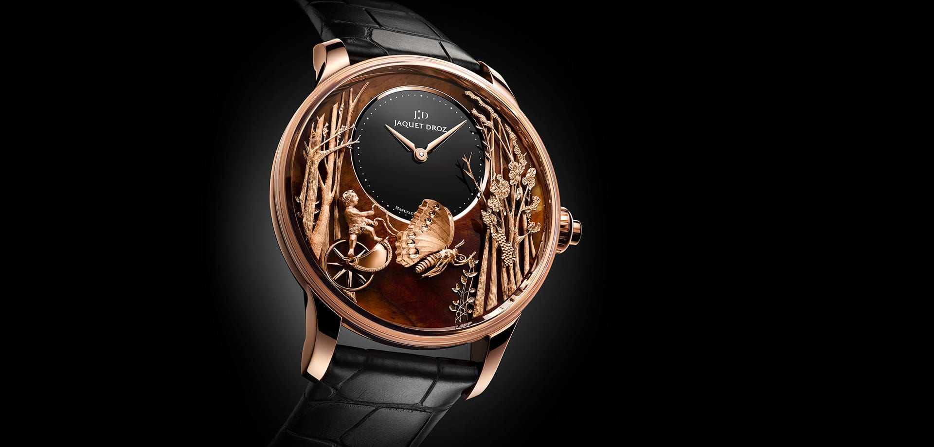 Introducing The New Jaquet Droz Loving Butterfly Automaton